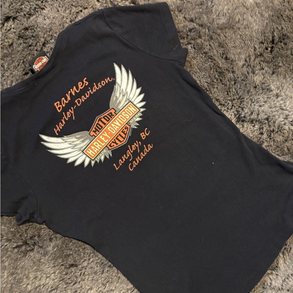 Vintage Harley Davidson Women’s Tee with a synched fitting - Picture 3 of 3